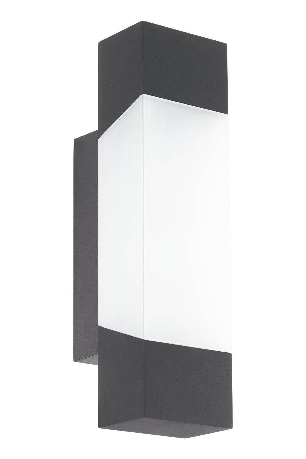 Gorzano Anthracite Metal And Plastic IP44 Integrated LED Outdoor Wall Light